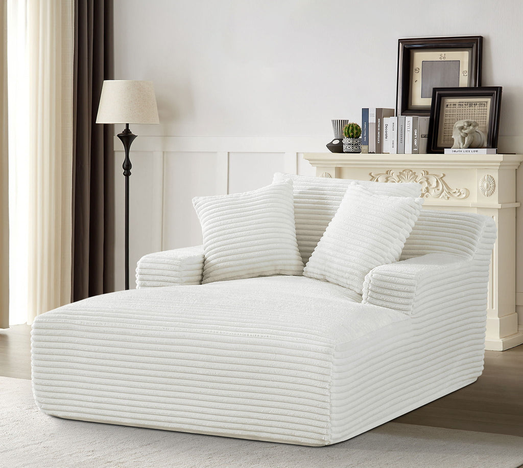 Cloudline - Oversized Chaise Lounge, Full Foam Cushioning, Cozy Sleeper