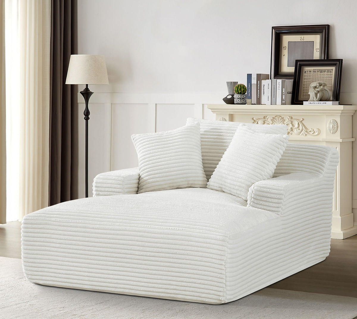 Cloudline - Oversized Chaise Lounge, Full Foam Cushioning, Cozy Sleeper