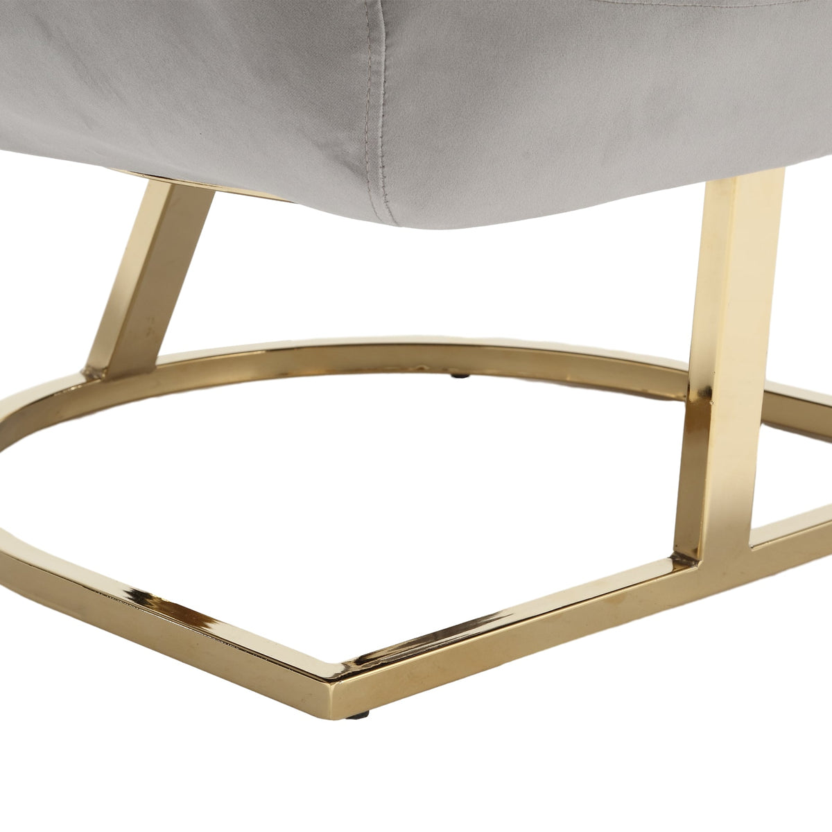 Upholstered Tufted Linen Fabric Accent Chair