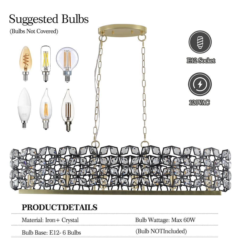 Modern Champagne Gold Oval Crystal ceiling chandelier