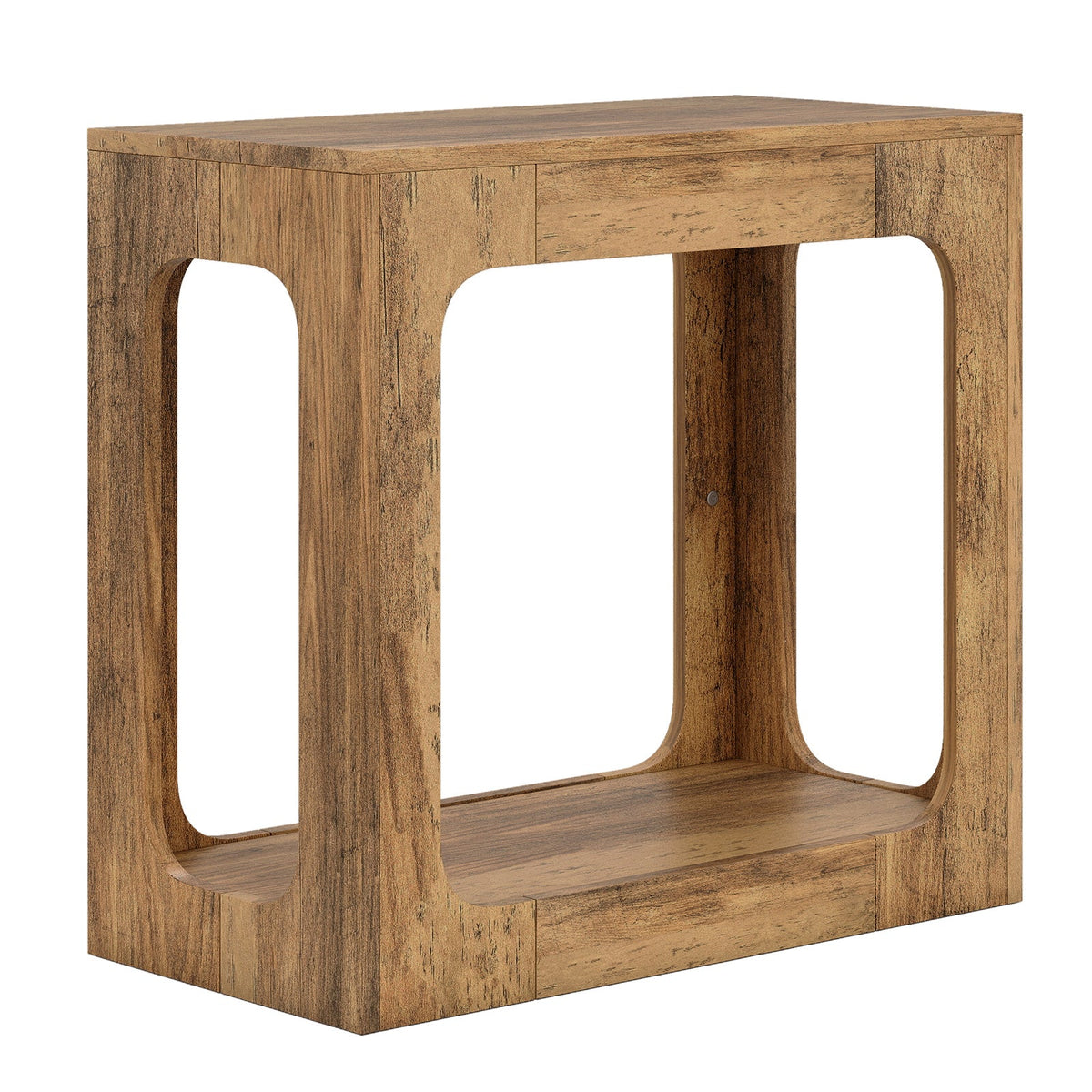 2-Tier End Table with Storage Shelf
