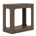 2-Tier End Table with Storage Shelf