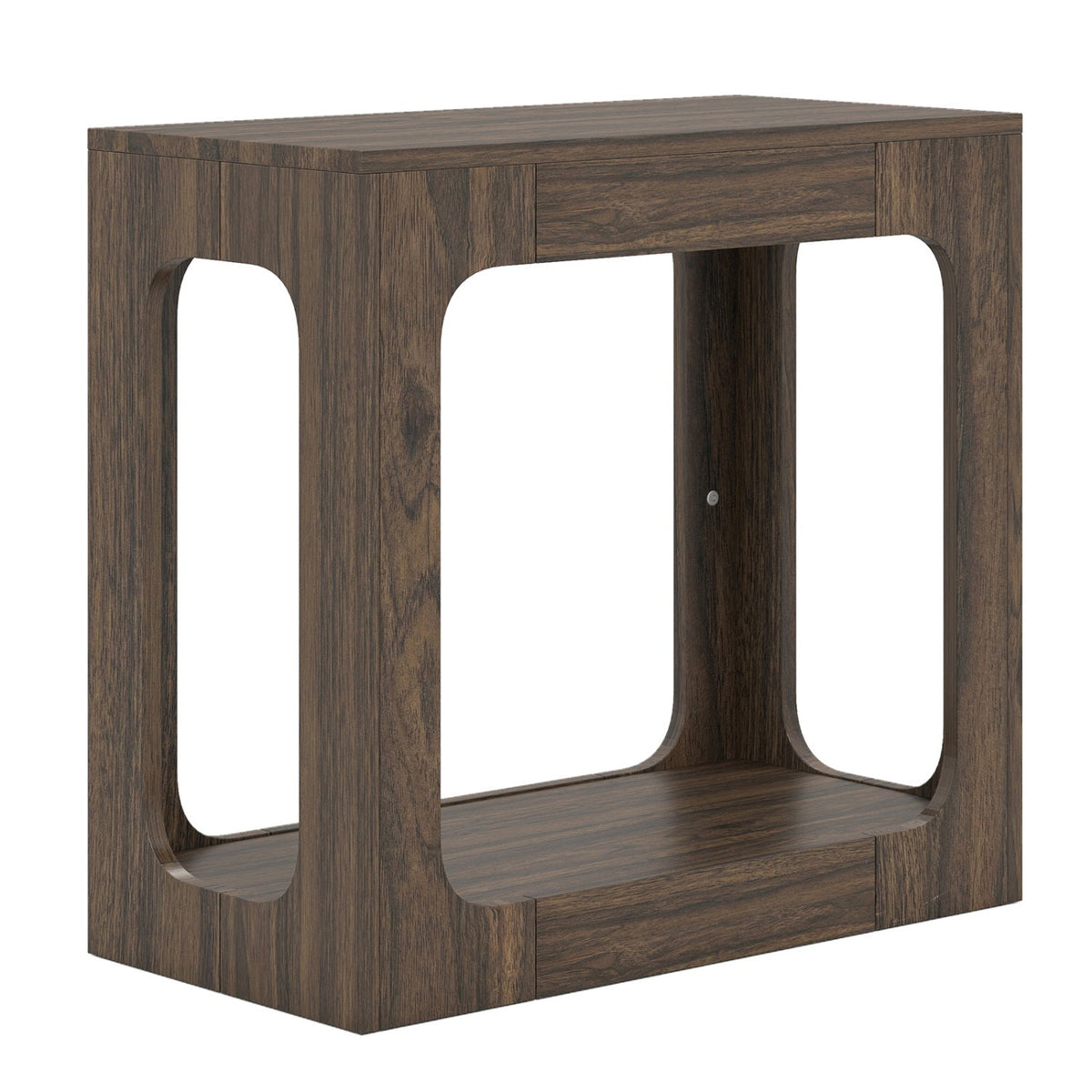 2-Tier End Table with Storage Shelf