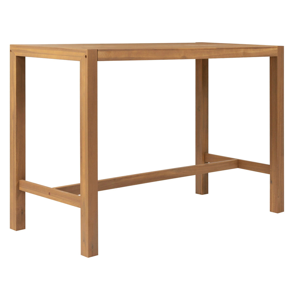 Patio Bar Set with Ergonomic Chairs - Light Brown or Dark Brown