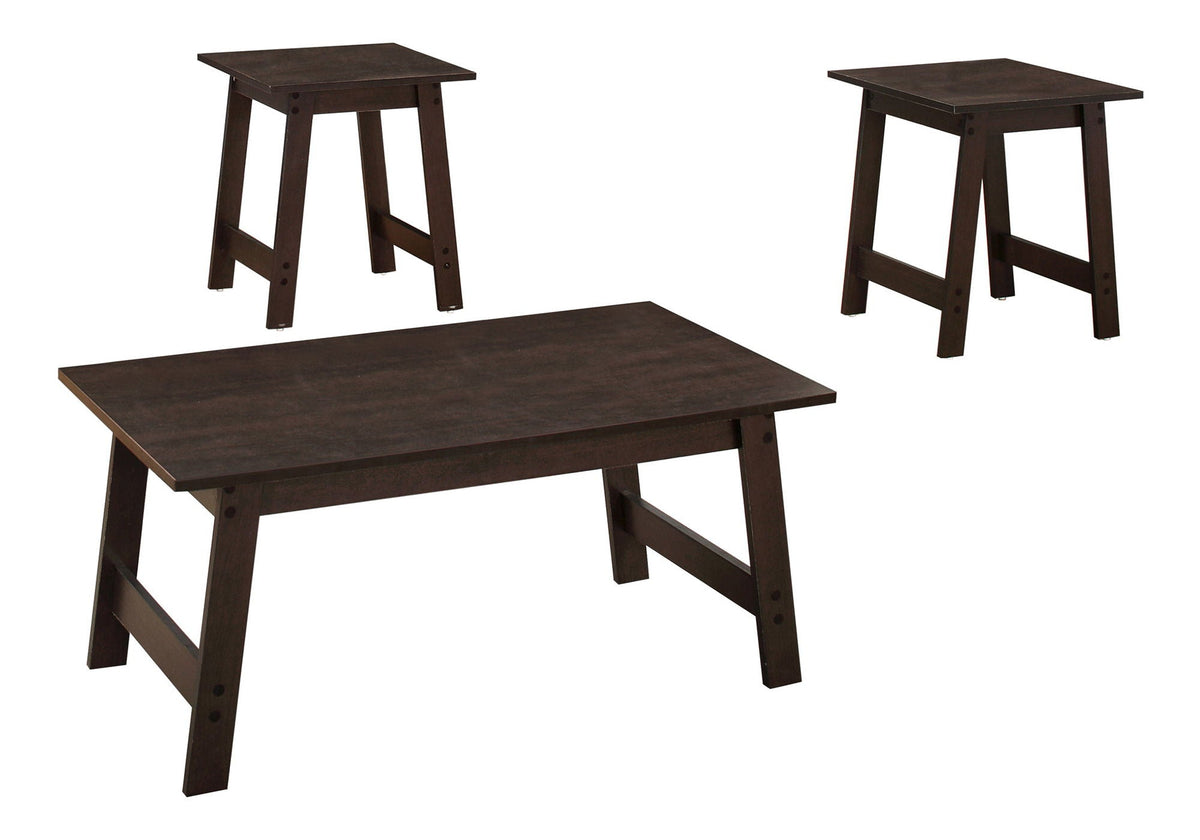 Transitional (Set of 3), Table Set, Coffee, End, Side
