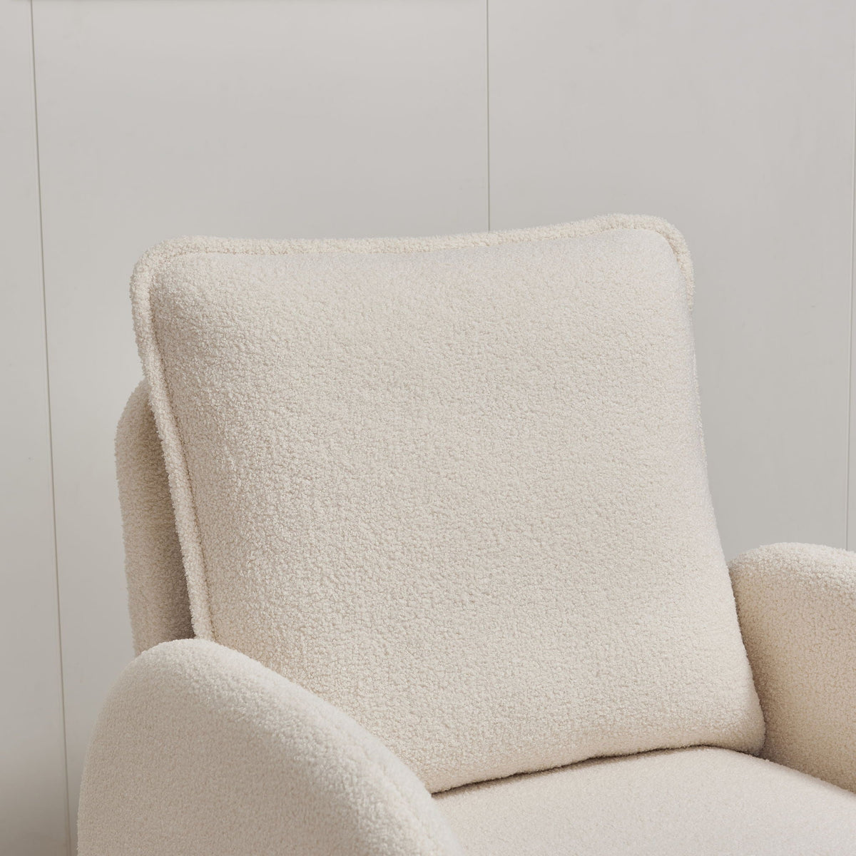 Modern Sherpa Upholstered Accent Chair