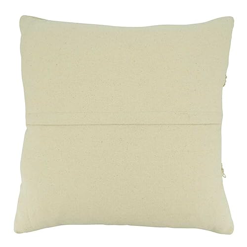 Stripe Chindi Design Cotton Decorative Throw Pillow 20" W X 20" L