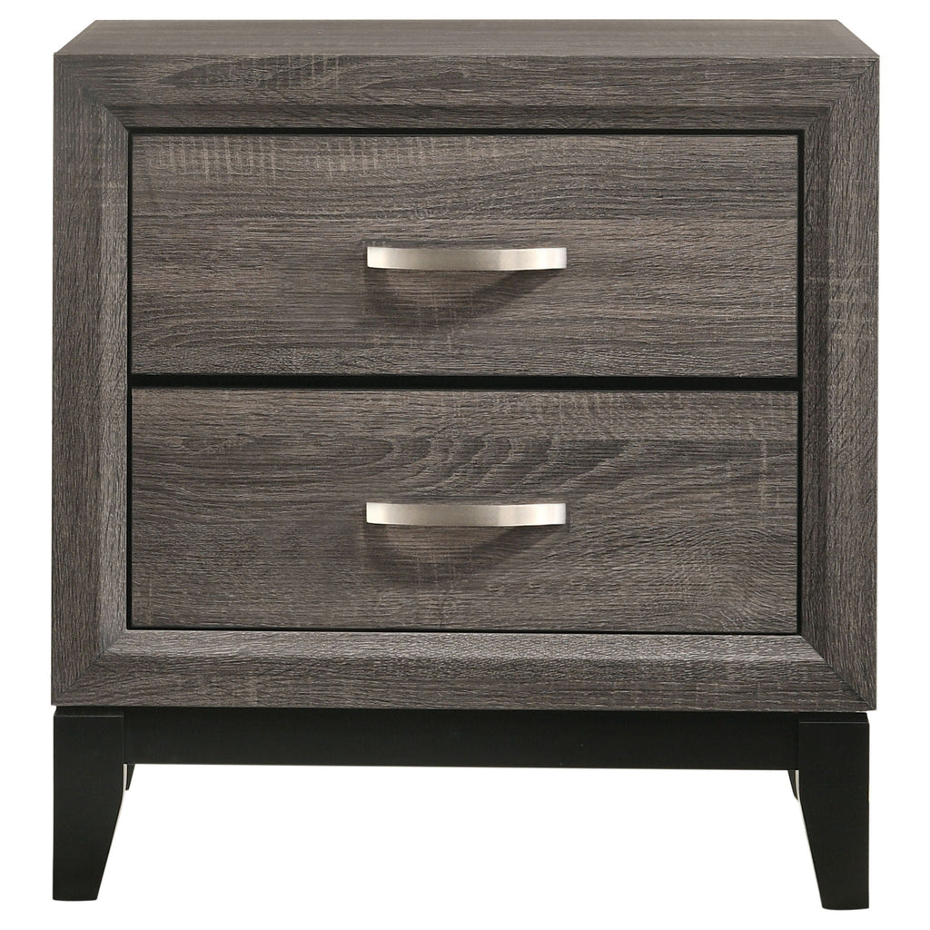 Watson Four-piece Full Bedroom Set Grey Oak