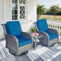 3 Piece Wicker Patio Furniture Set