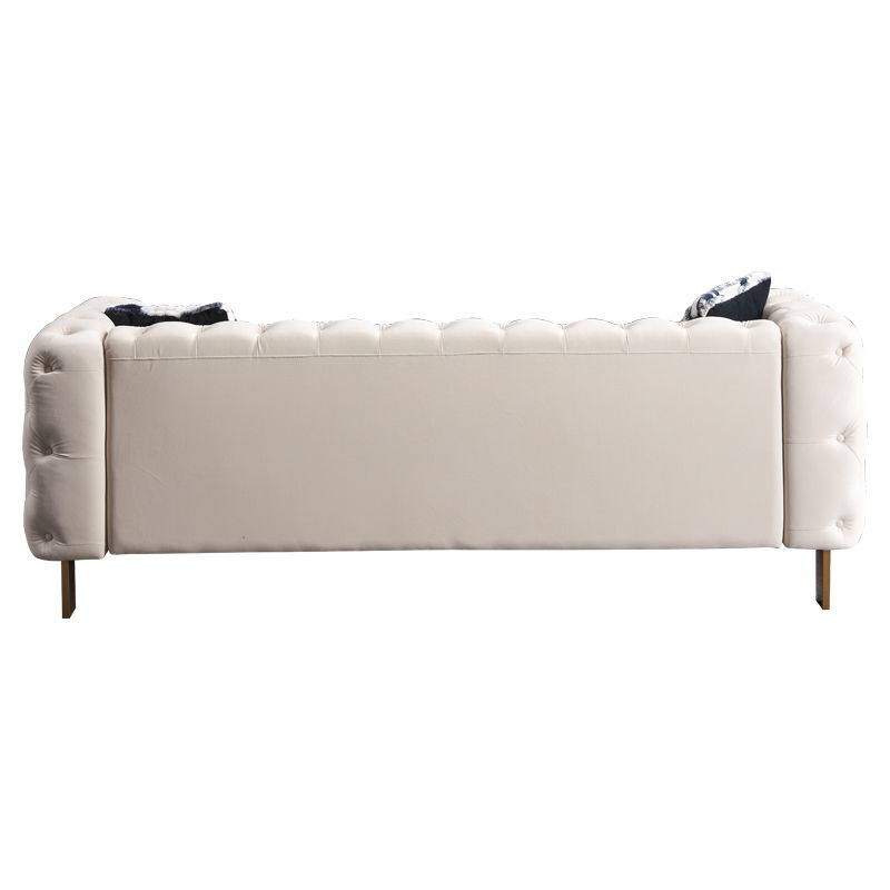 Chesterfield - Modern Tufted Sofa, 84.25''W Couch