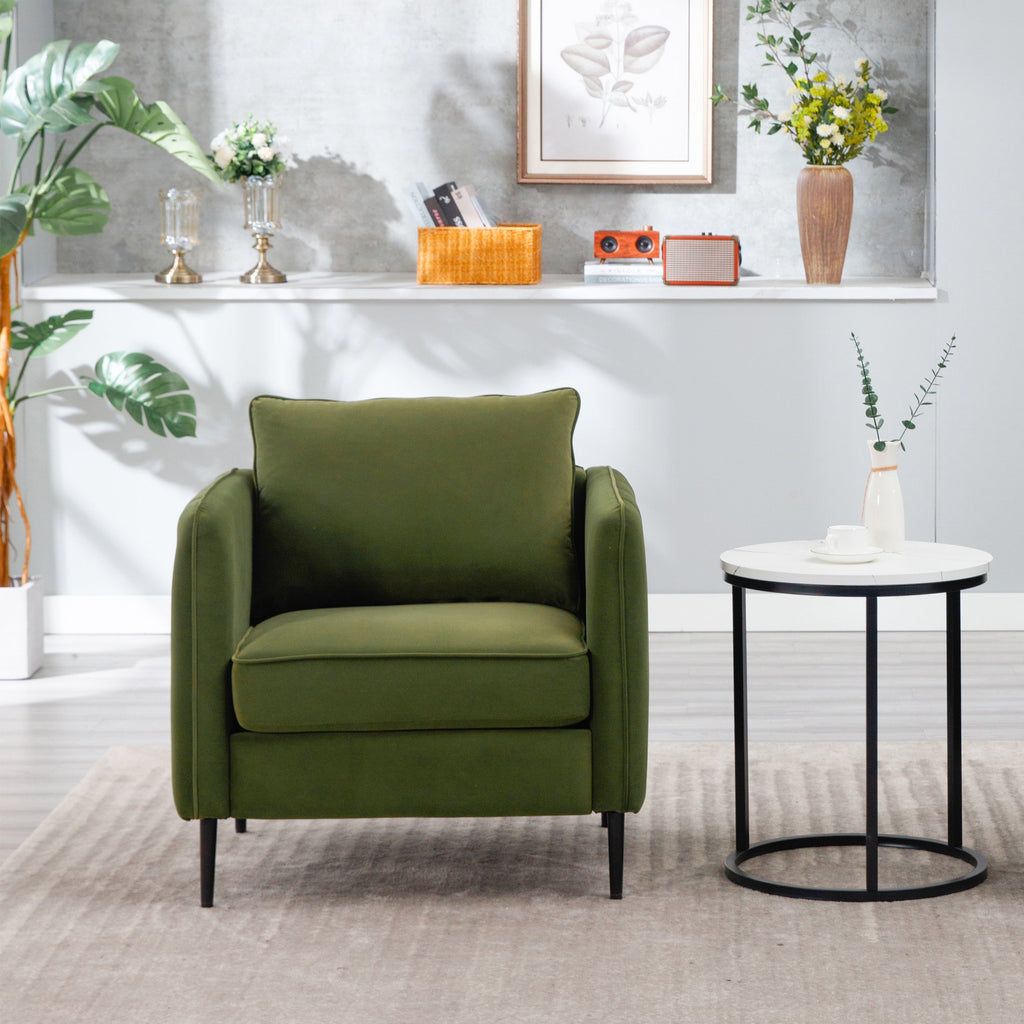 Velvet Accent Chair