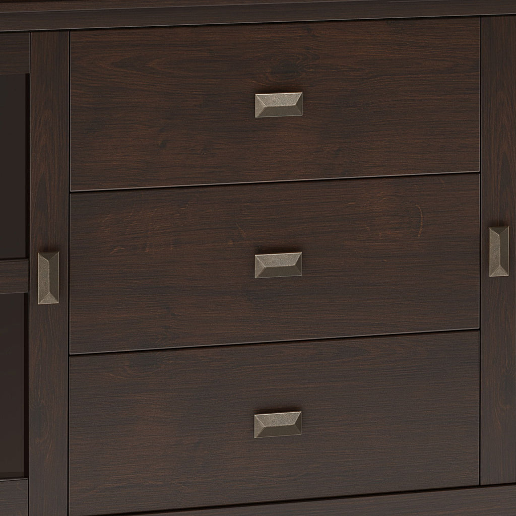 Large Sideboard Buffet - Dark Chestnut Brown