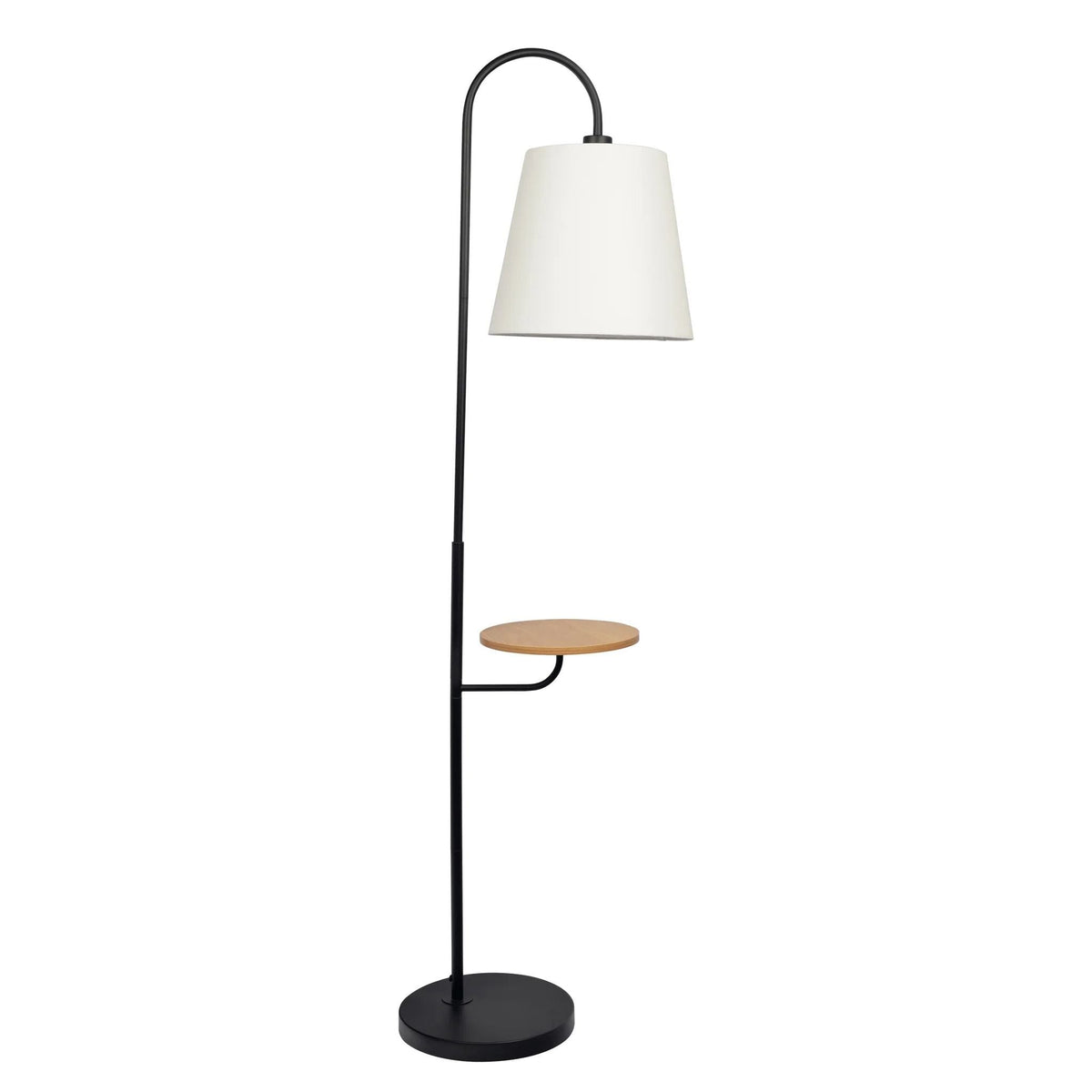 Floor Lamp With Rotary Switch Wood Table Base