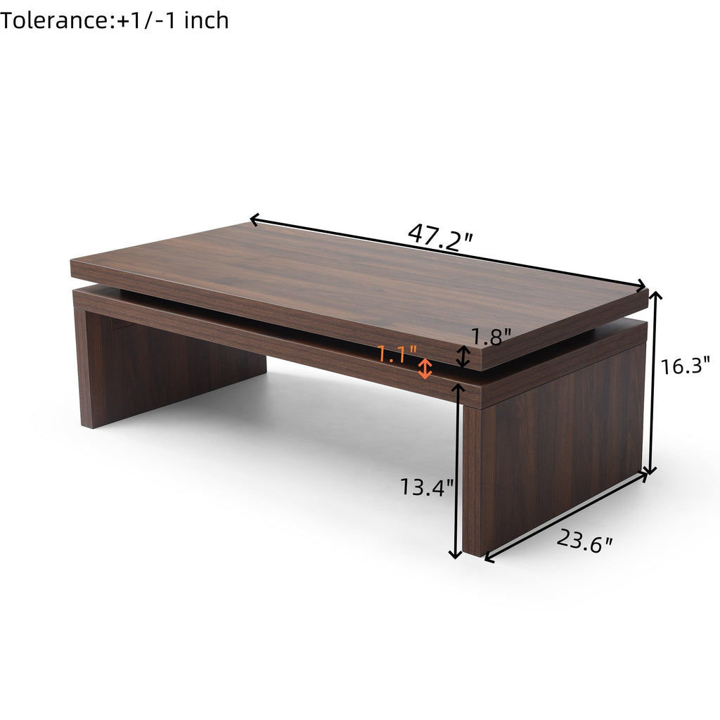 Modern Farmhouse Wooden Coffee Table