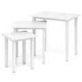 3-Piece Nested Farmhouse Rectangle Side Table Set