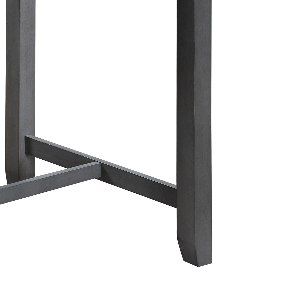 3 Piece Counter Height Dining Table With Shelves And 2 Chairs