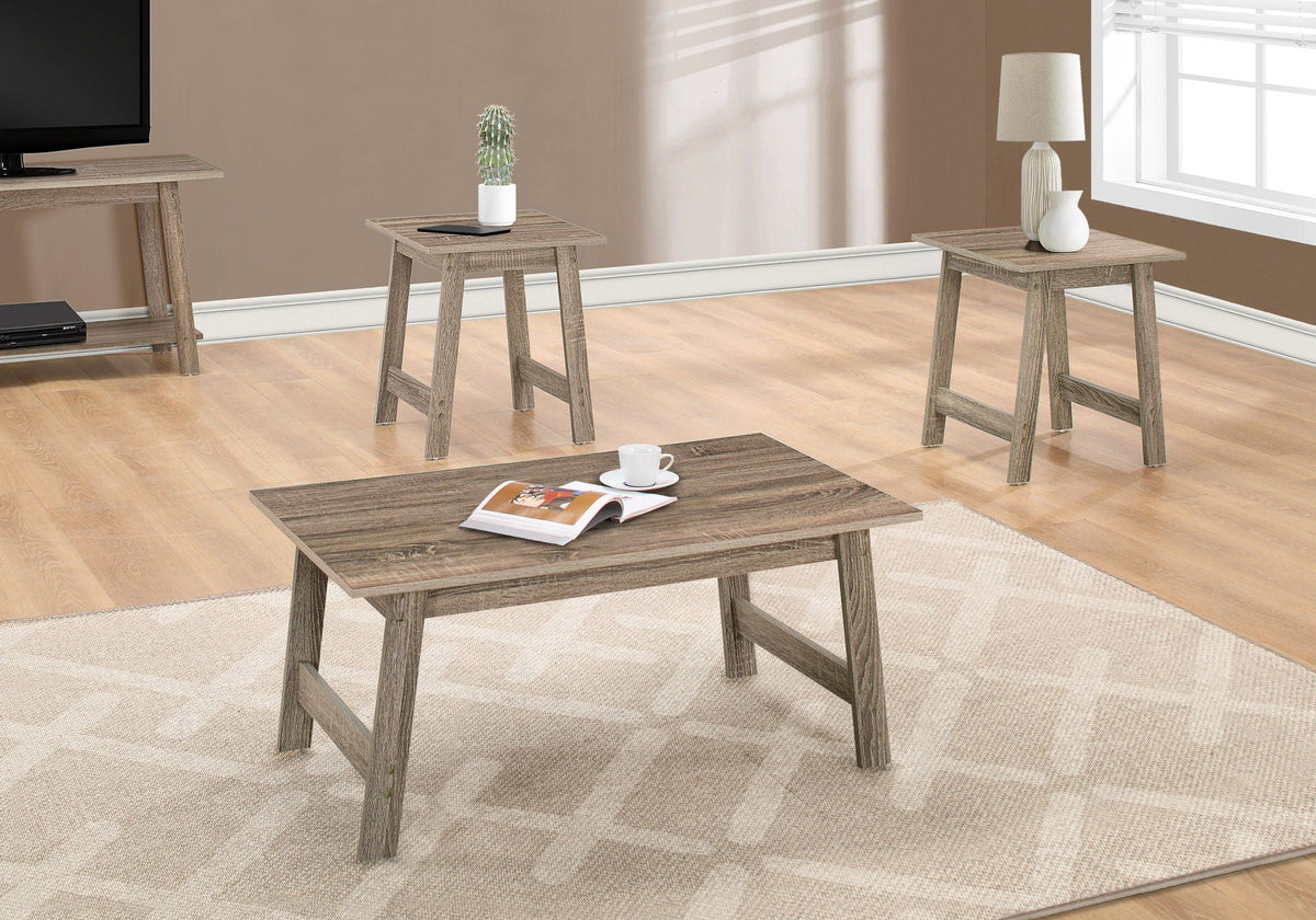 Transitional (Set of 3), Table Set, Coffee, End, Side