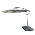 10 Ft Offset Cantilever Umbrella With Crank And Tilt Adjustment For Deck