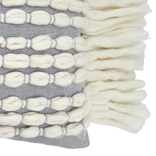 Tasseled Design Pure Cotton Decorative Throw Pillow