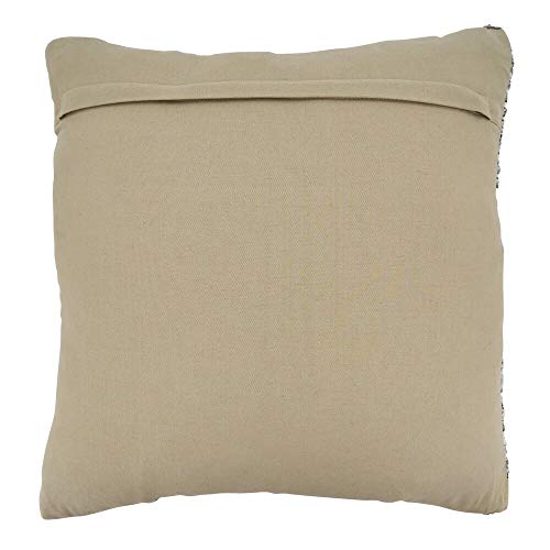 Grey Diamond Design Pure Cotton Decorative Throw Pillow