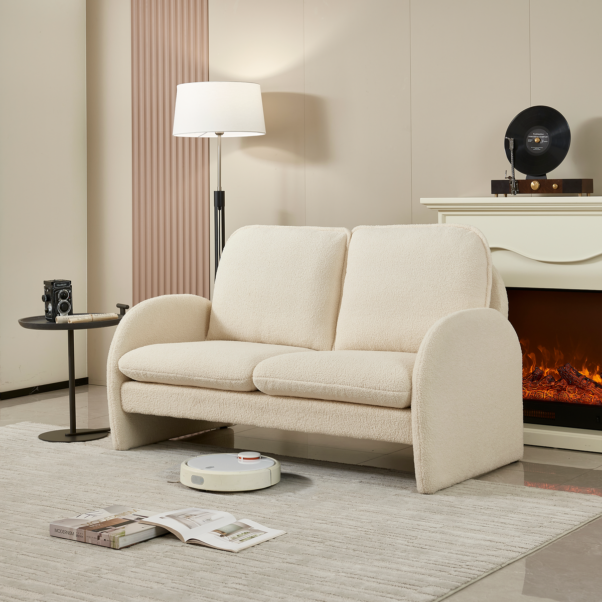 59" Loveseat Sofa Small Couch for Living Room