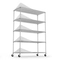 5 Tier 6000lbs Heavy Duty Adjustable Storage Rack Metal Shelf Wire