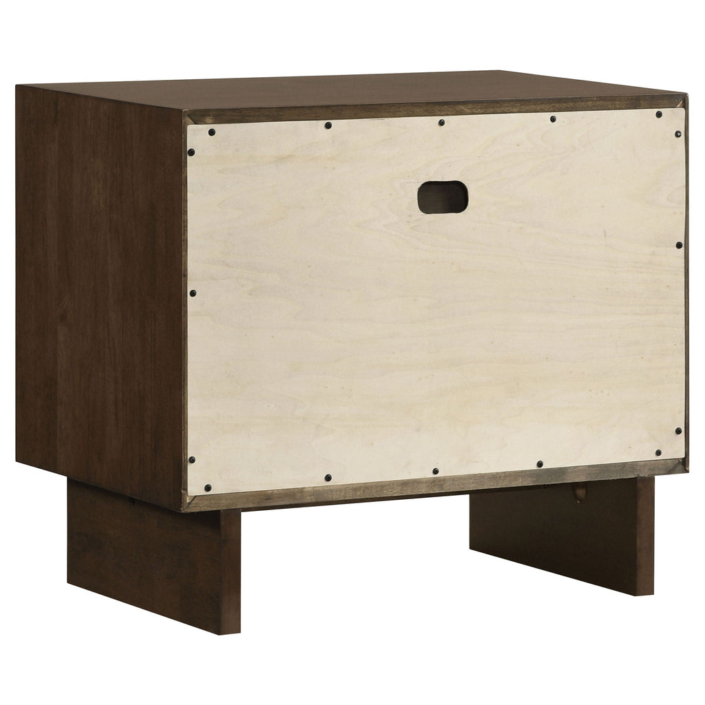 Hemlock - 2 Drawer Nightstand Bedside Table - Brown