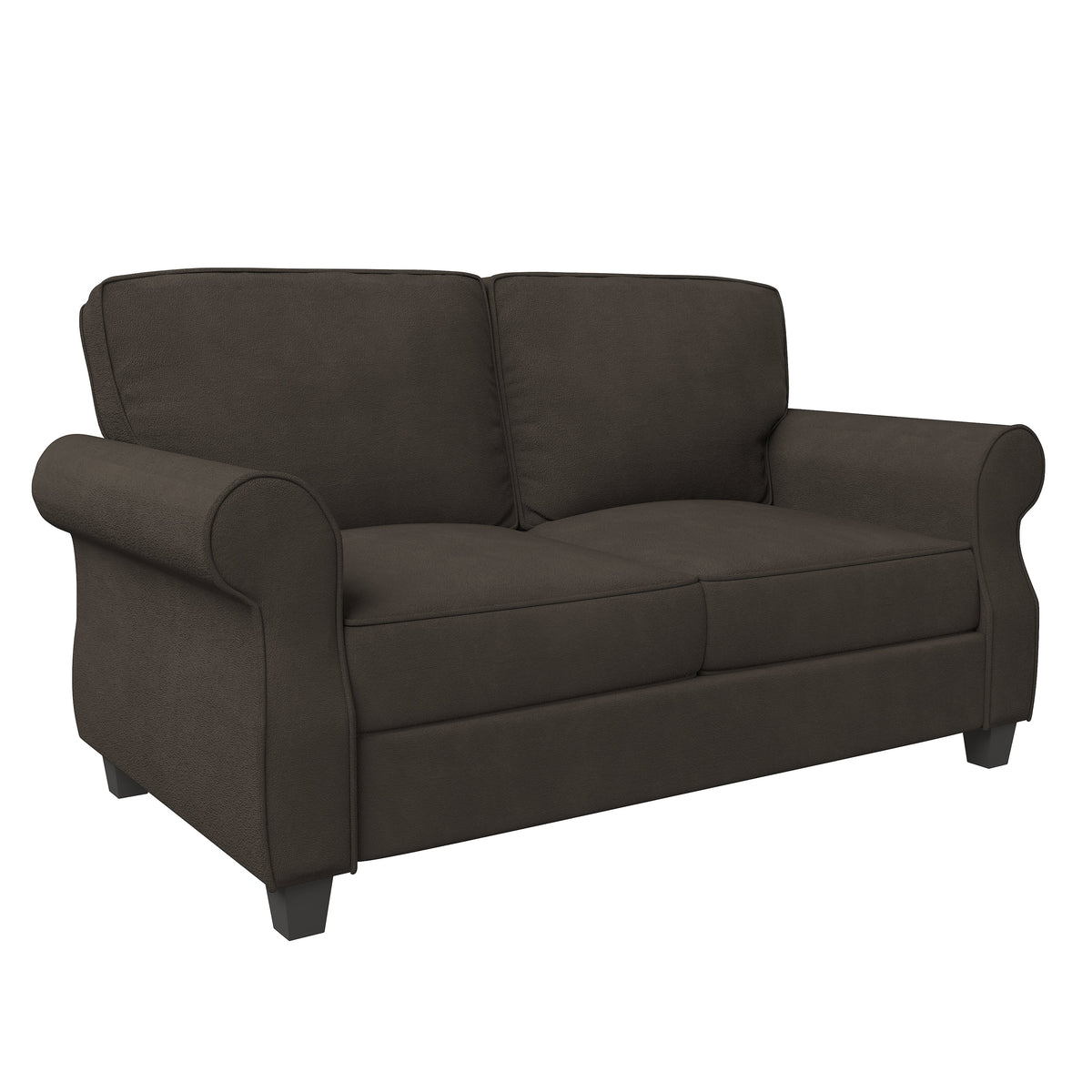 Sofa with Solid Wood Frame, Extra Deep Seats, Modern 2 Seater Sofa