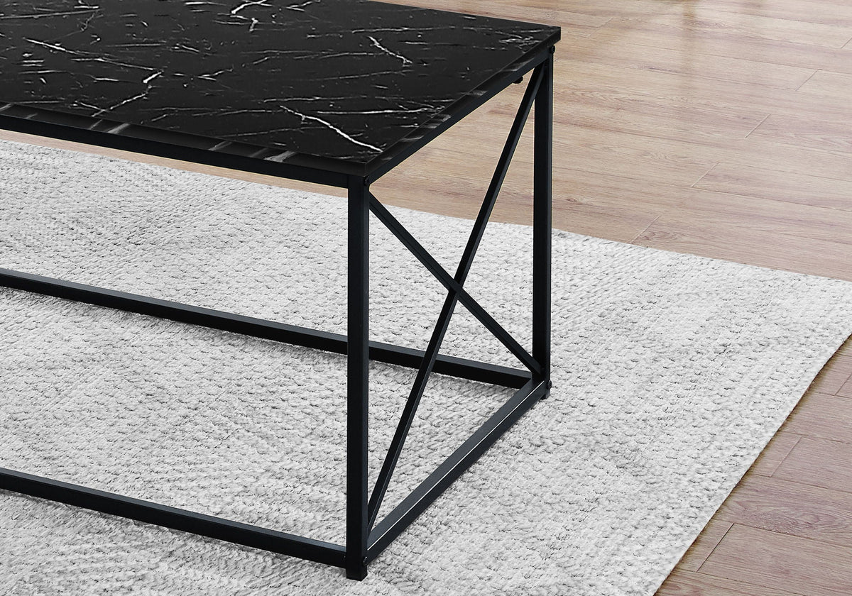Table Set, Coffee, End, Side, Accent, Marble Look Laminate