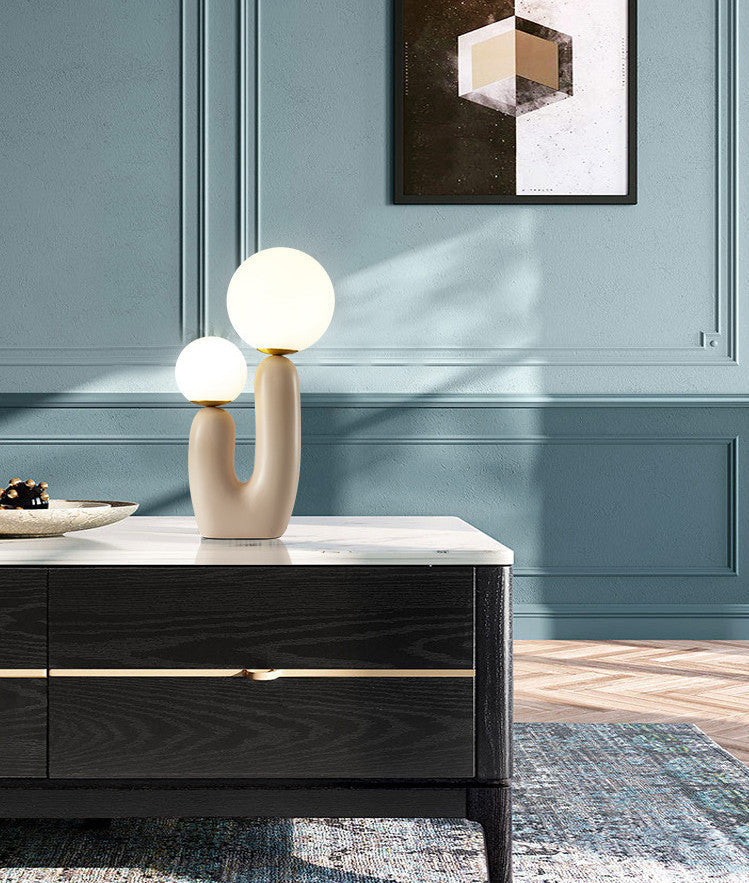Bedside Resin Table Lamp