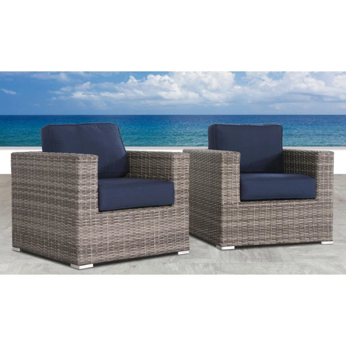 Outdoor Patio Chair With Cushions