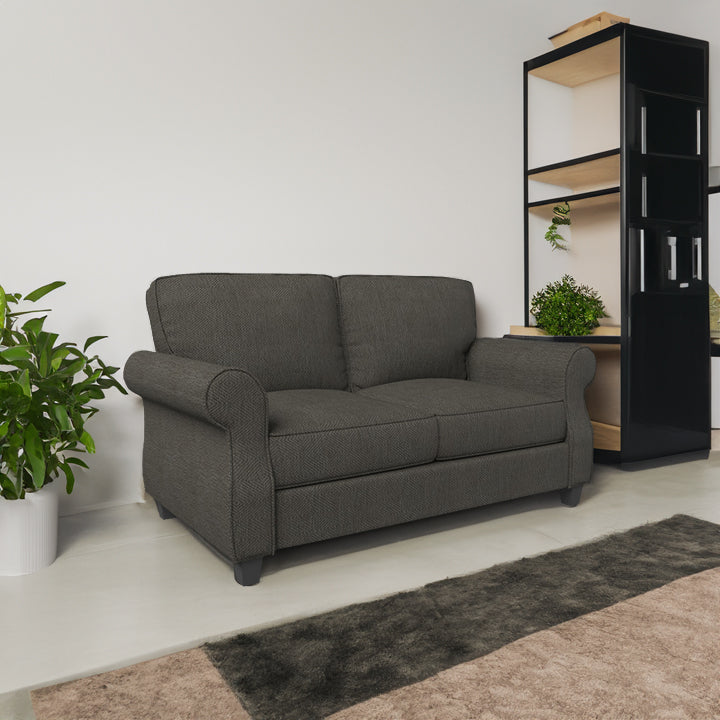 Sofa with Solid Wood Frame, Extra Deep Seats, Modern 2 Seater Sofa