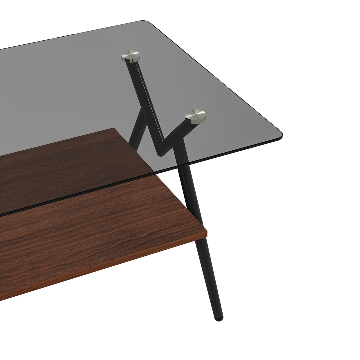 Rectangle Coffee Table with Tempered Glass top