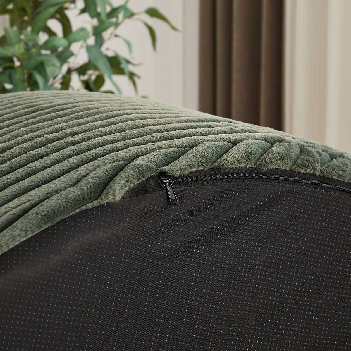 Modern Single Sofa With Backrest Pillow