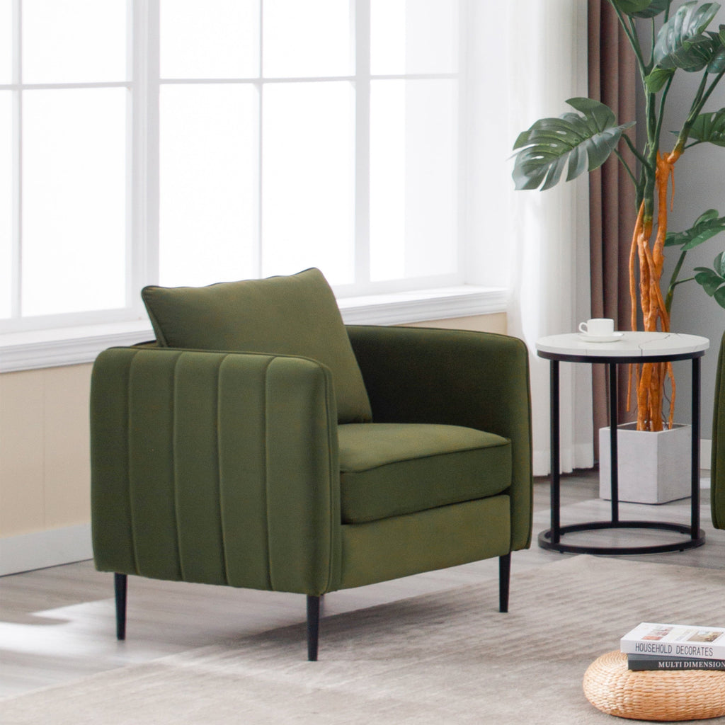 Velvet Accent Chair