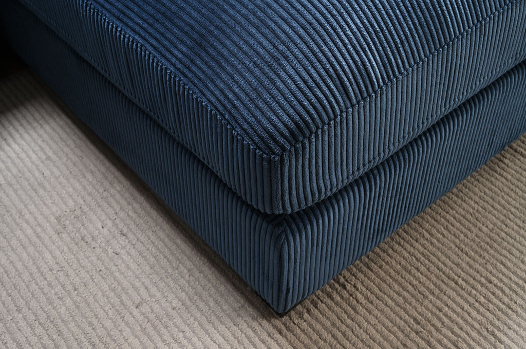 Oversized 2 Piece Sectional Couches, L Shaped Sofa With Chaise