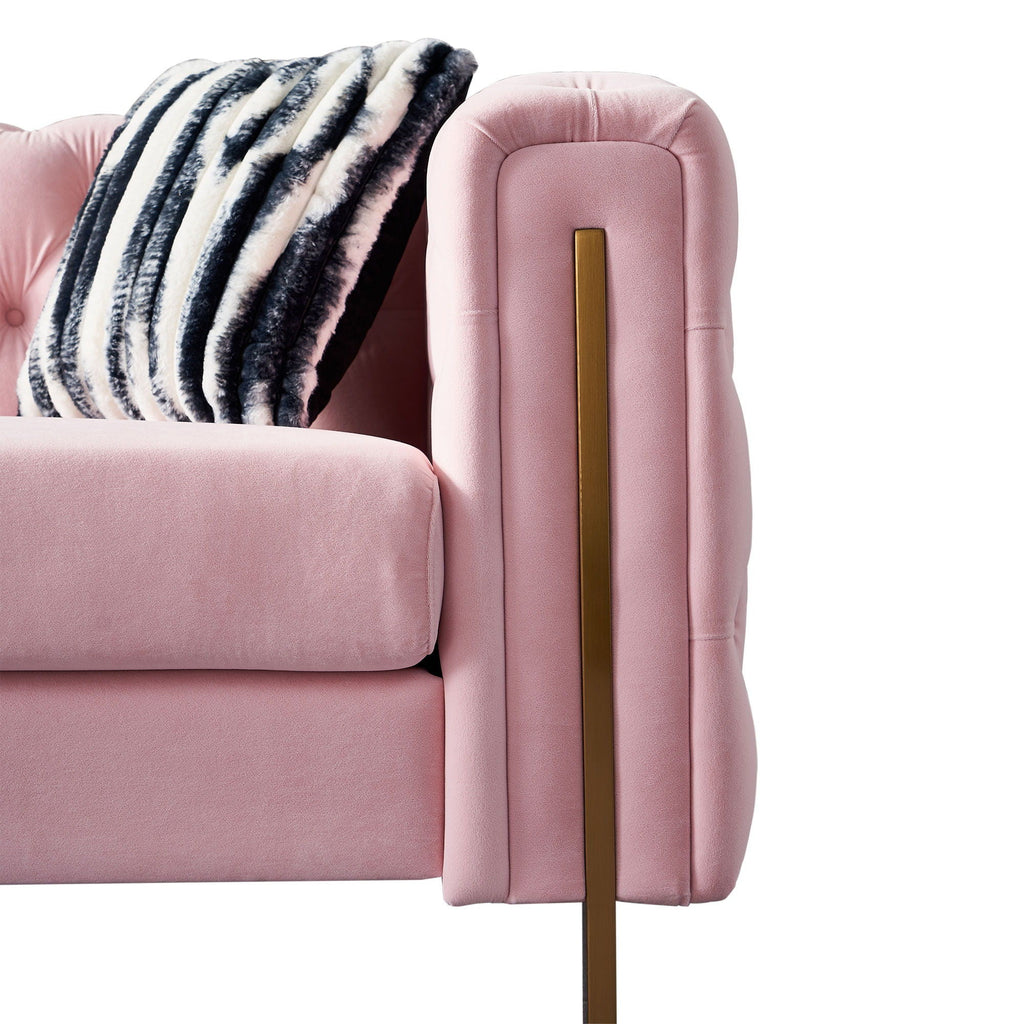Chesterfield - Modern Tufted Sofa, 84.25''W Couch