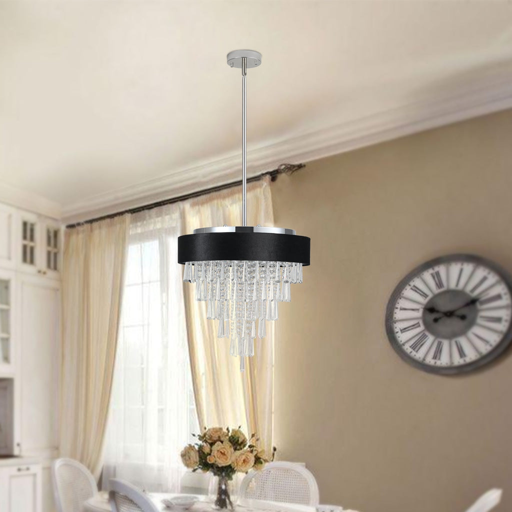 Modern Crystal Chandelier for  Living-Room Round Cristal Lamp