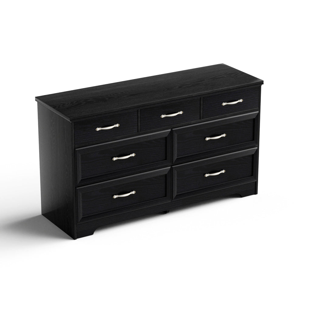 Modern 3 Drawer Bedroom Chest of Drawers with 7 Drawers Dresser, Clothes Organizer