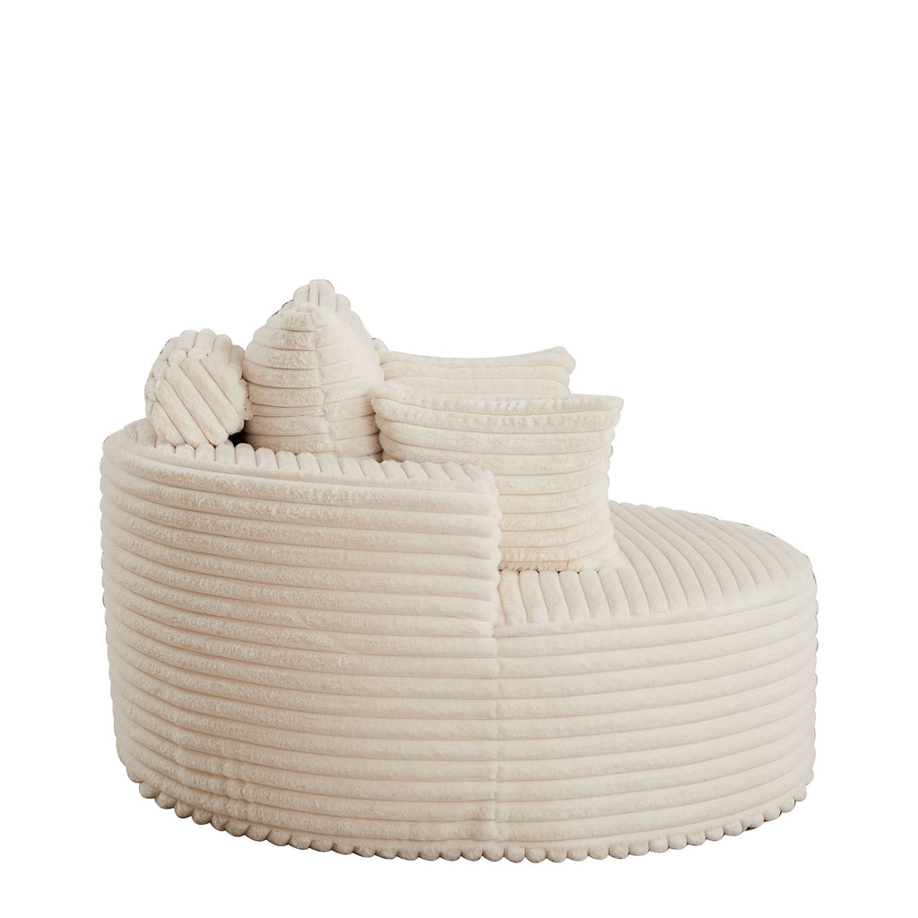 Modern Single Sofa With Backrest Pillow