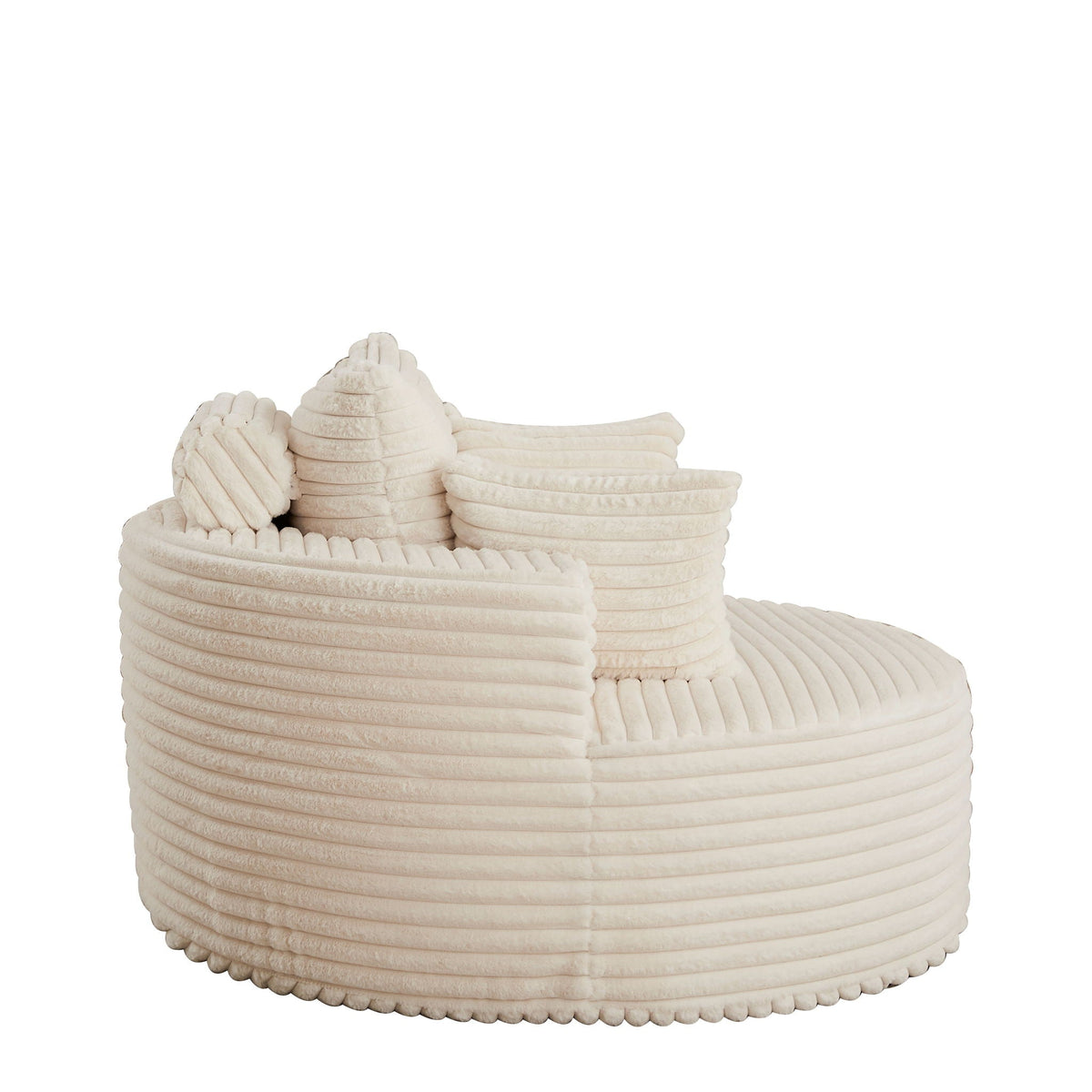 Modern Single Sofa With Backrest Pillow