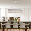 Modern Crystal Chandelier for Dining Room 8-Light