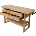 Workbench With 4 Drawers Wooden Workbench For Garage Workshop
