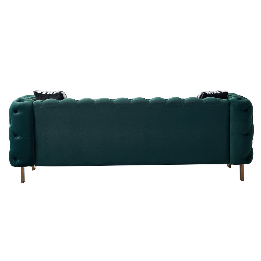 Chesterfield - Modern Tufted Sofa, 84.25''W Couch