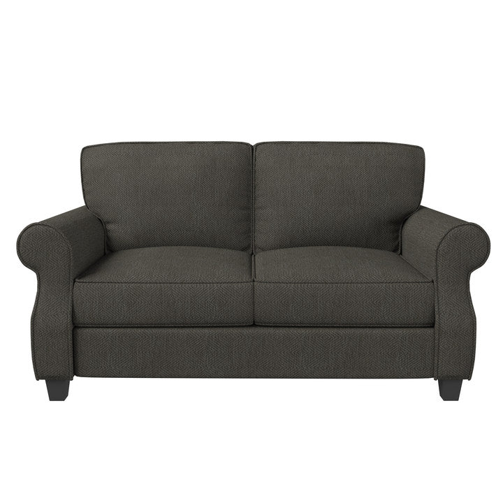 Sofa with Solid Wood Frame, Extra Deep Seats, Modern 2 Seater Sofa