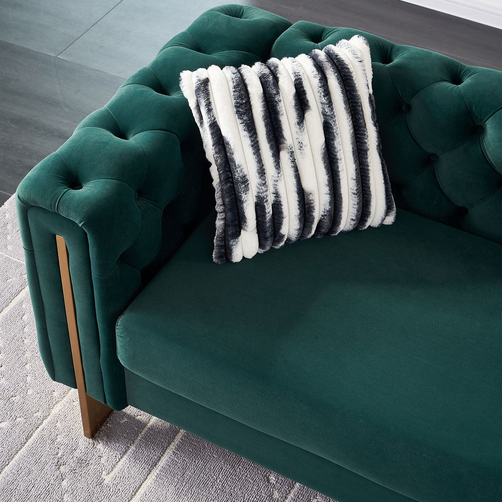 Chesterfield - Modern Tufted Sofa, 84.25''W Couch
