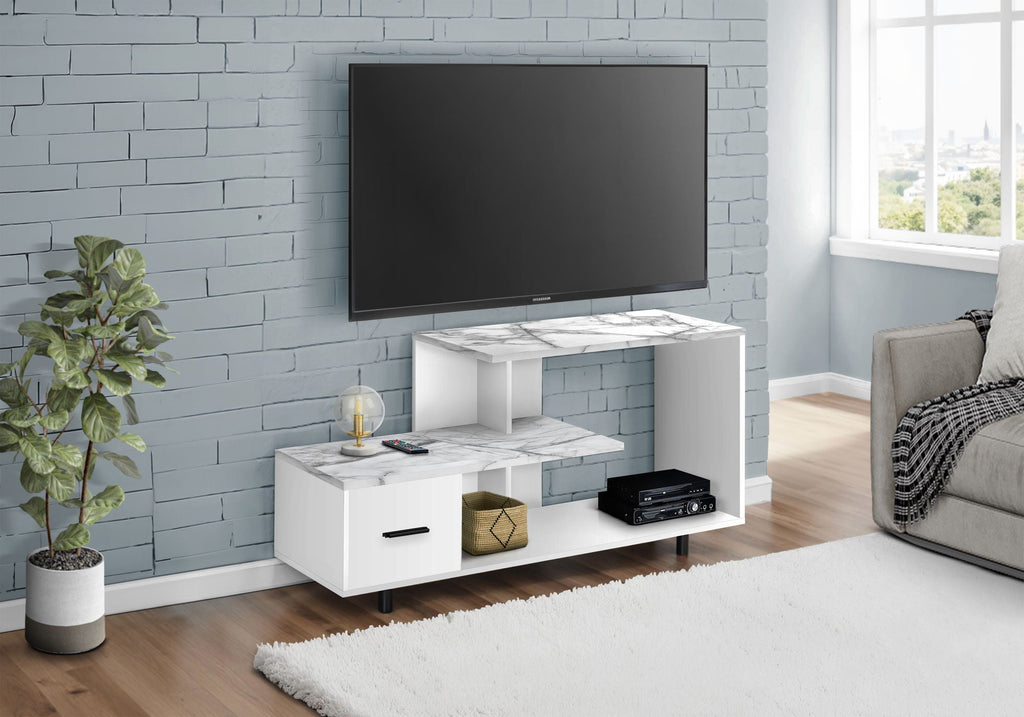 TV Stand, Console, Media Entertainment Center, Storage Drawer
