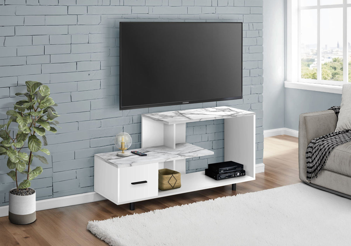 TV Stand, Console, Media Entertainment Center, Storage Drawer
