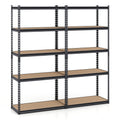 5-Tier Garage Shelving Unit 2200 LBS Metal Storage Shelves Adjustable