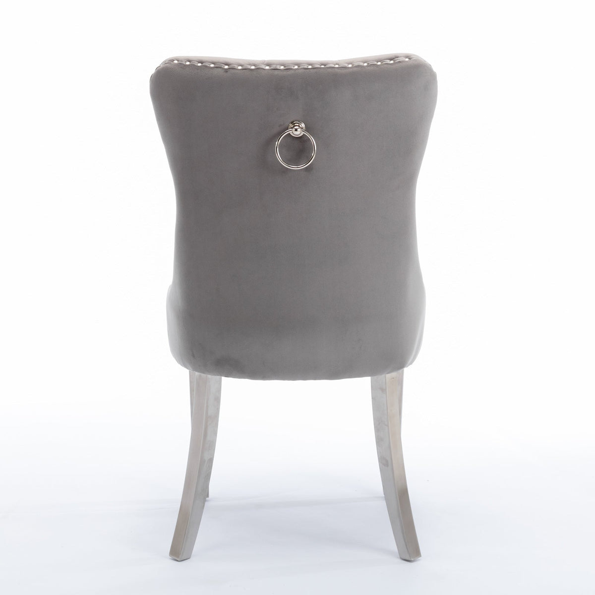 Modern Velvet Upholstered Dining Chairs - Set of 2